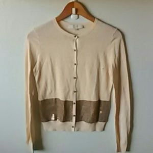 Loft cardigan with sequins